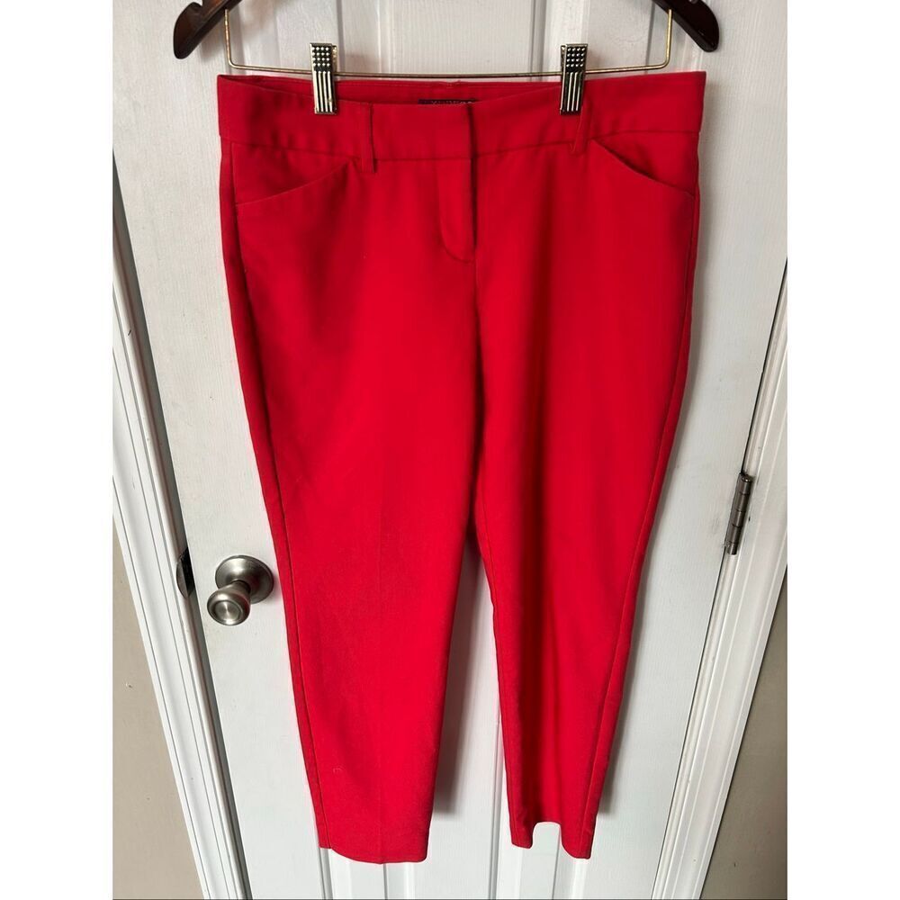 Express red pants editors size 2R office wear